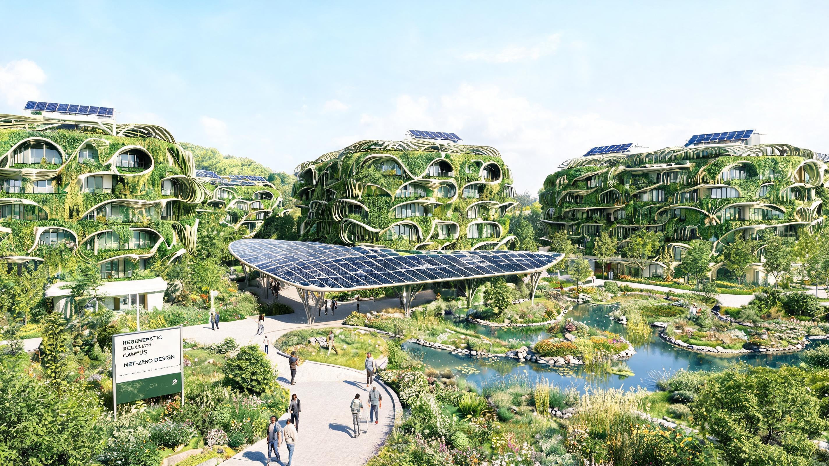 Regenerative / Eco-Parametric Sustainable example render