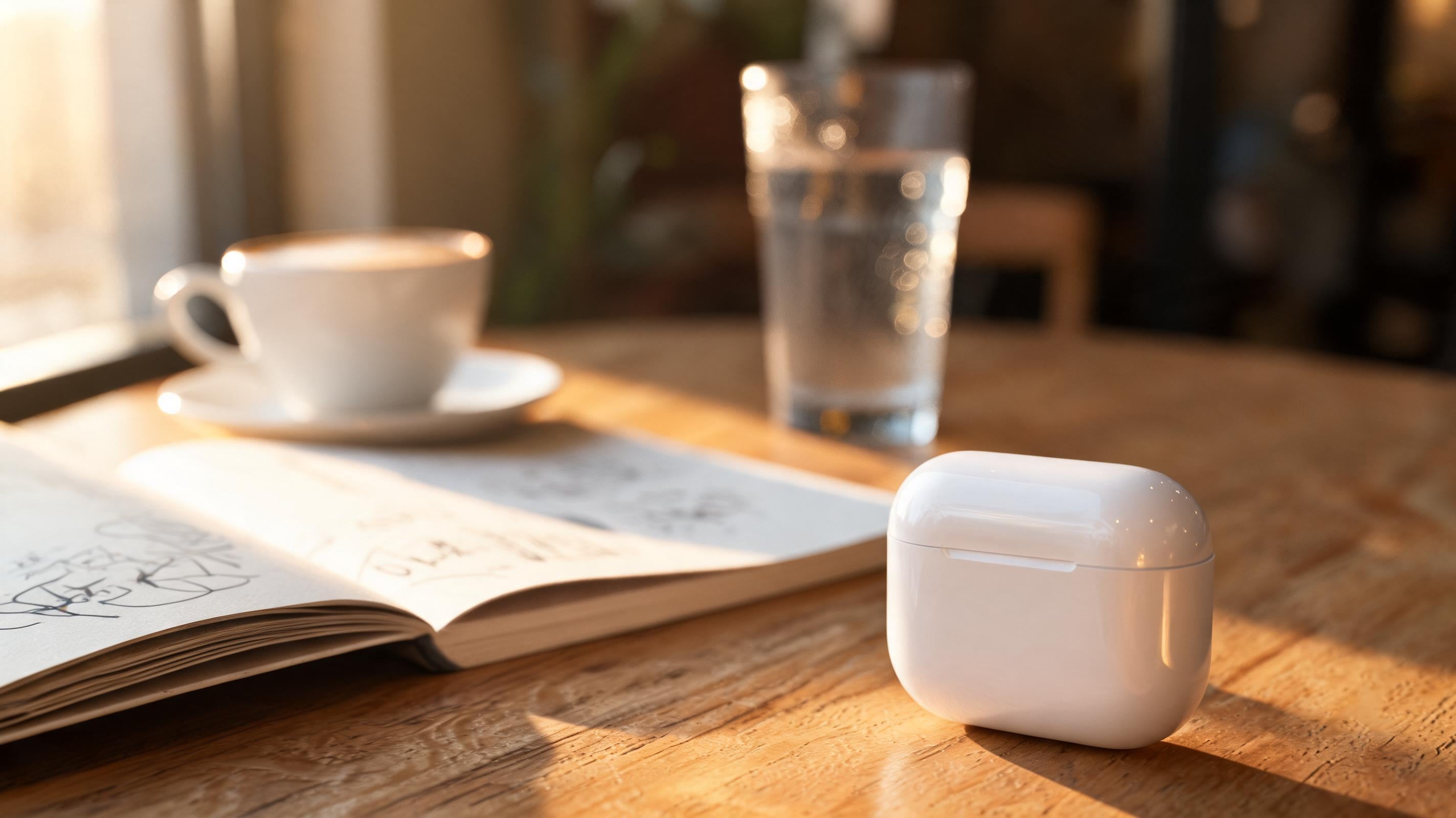 Coffee-Shop Earbuds example render
