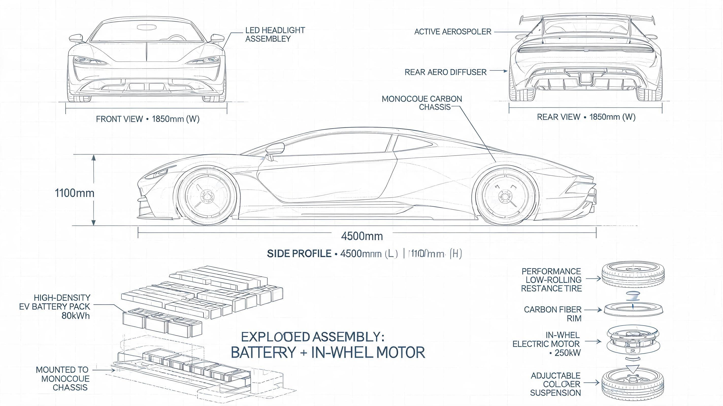 Technical Product Blueprint example render