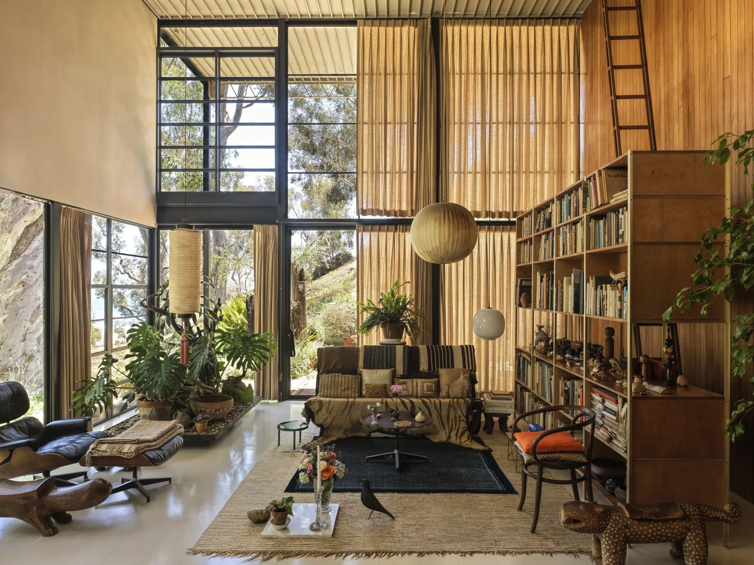 The Eames House, Case Study House #8 (1949), by Charles and Ray Eames
