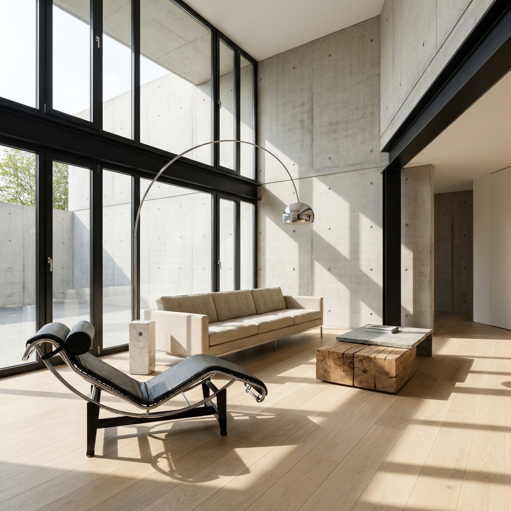 Modern living room example render