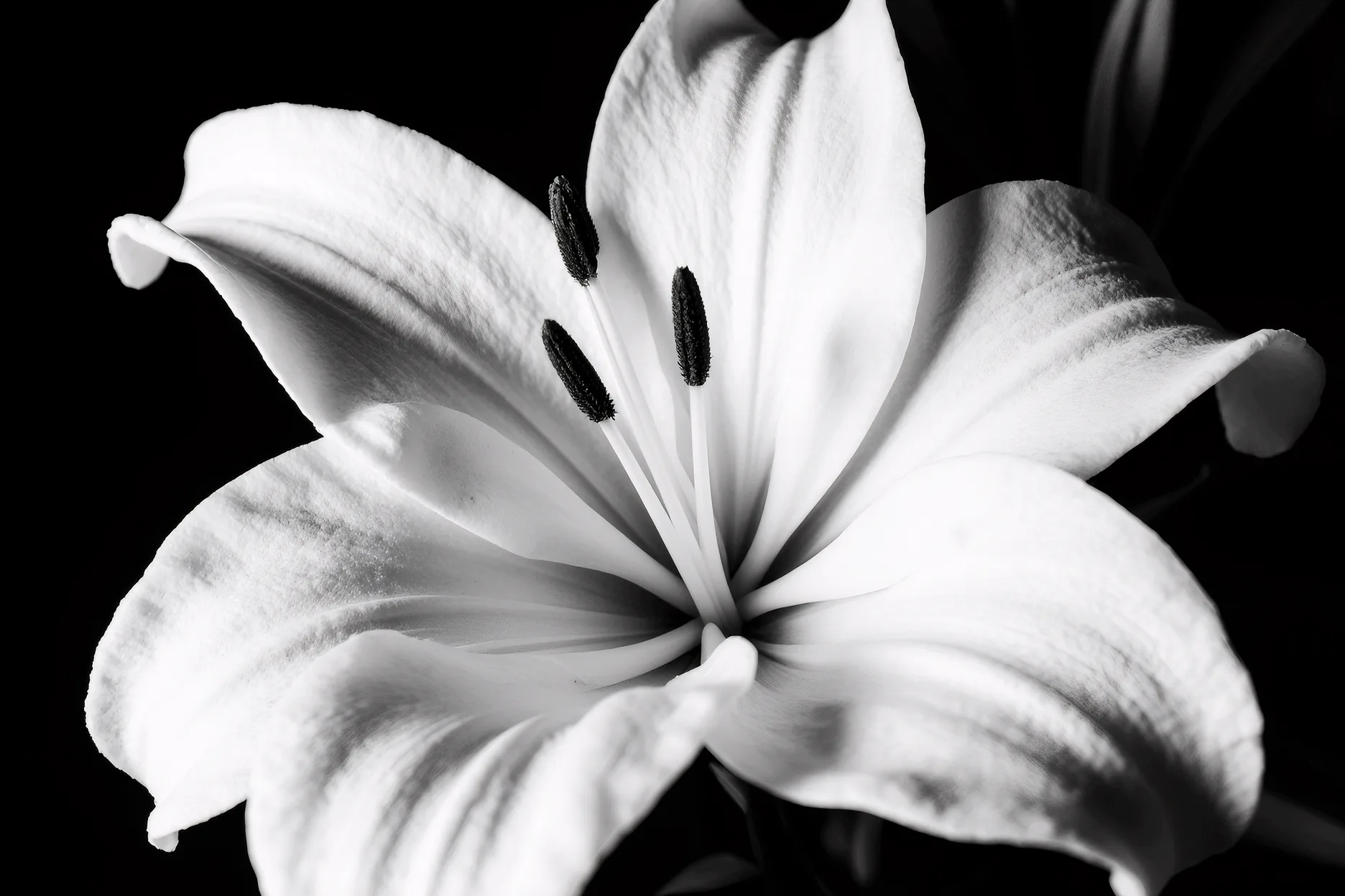 Black and White Lily