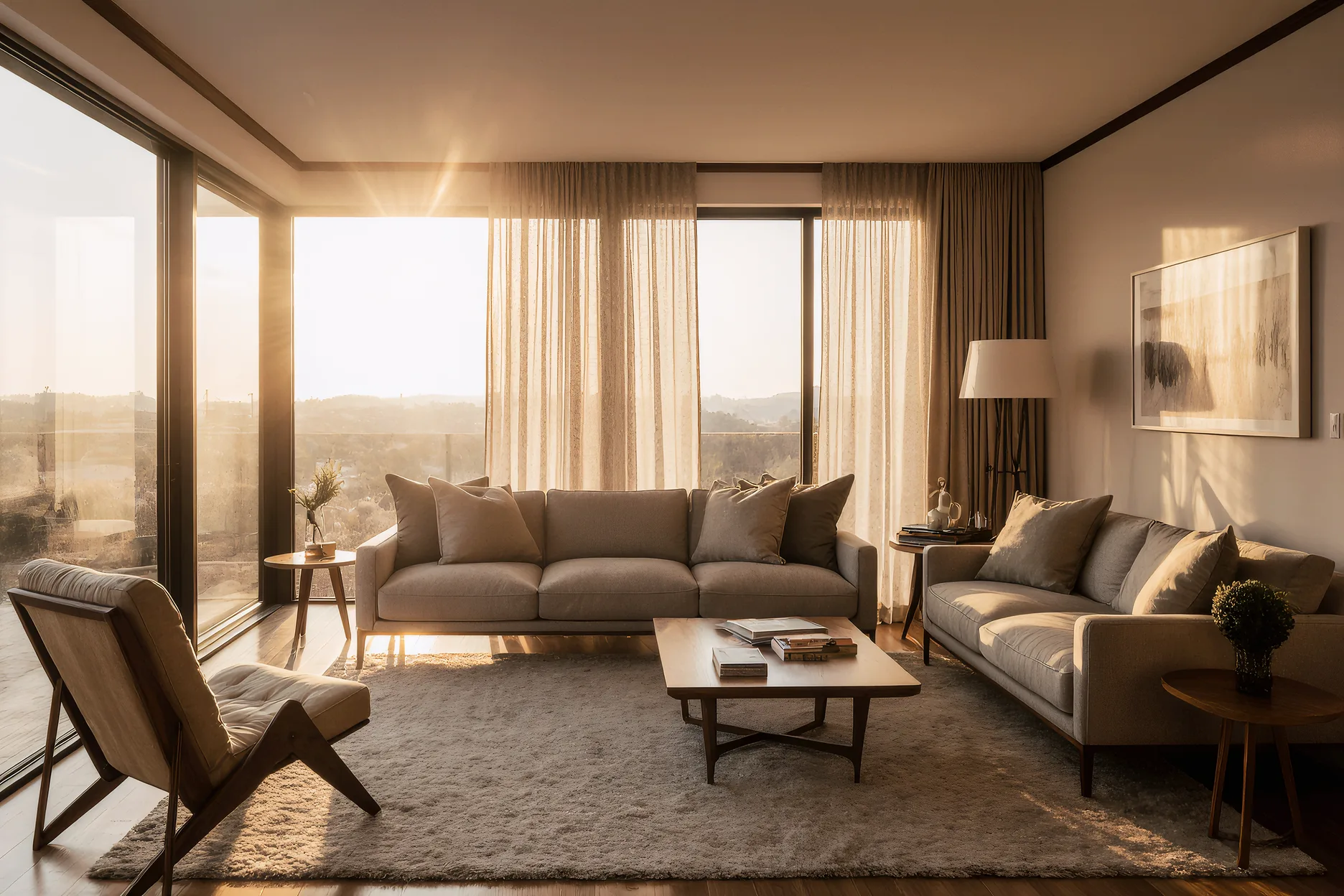 Warm Living Room