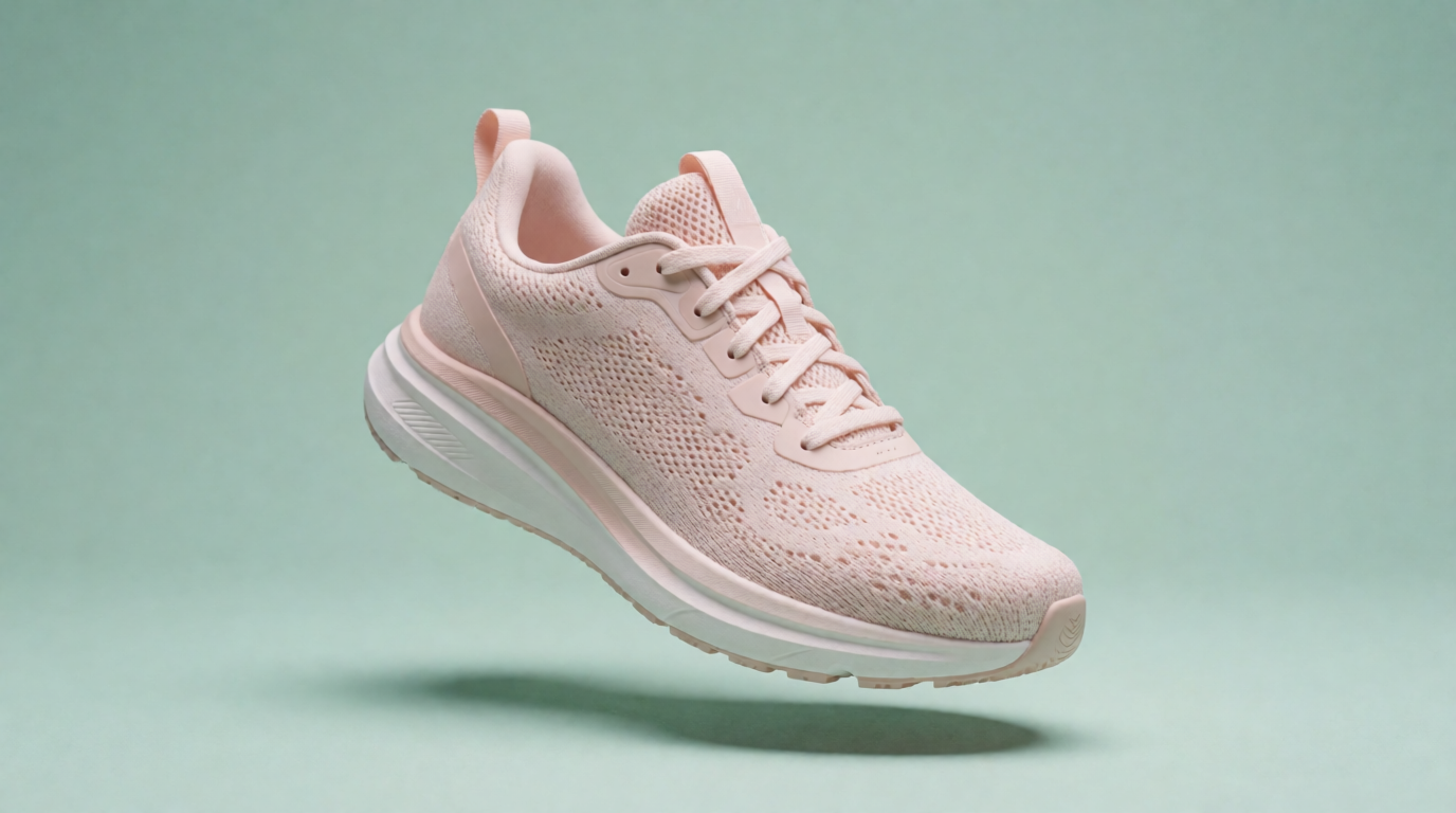 Raw Krea 2 output from the sneaker prompt above — generated with Krea 2, not Canva
