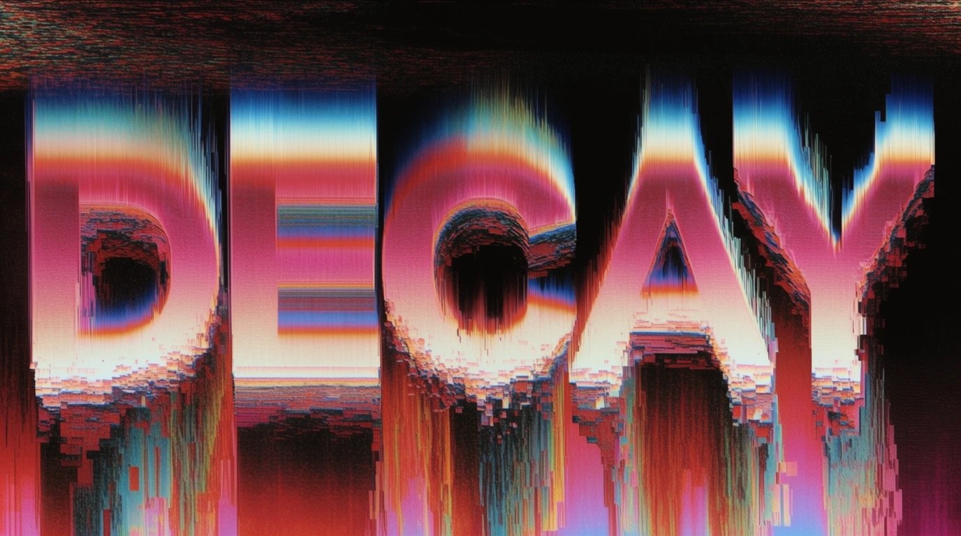 Lo-Fi Digital Decay moodboard outputs in Krea 2, by Heather Cooper