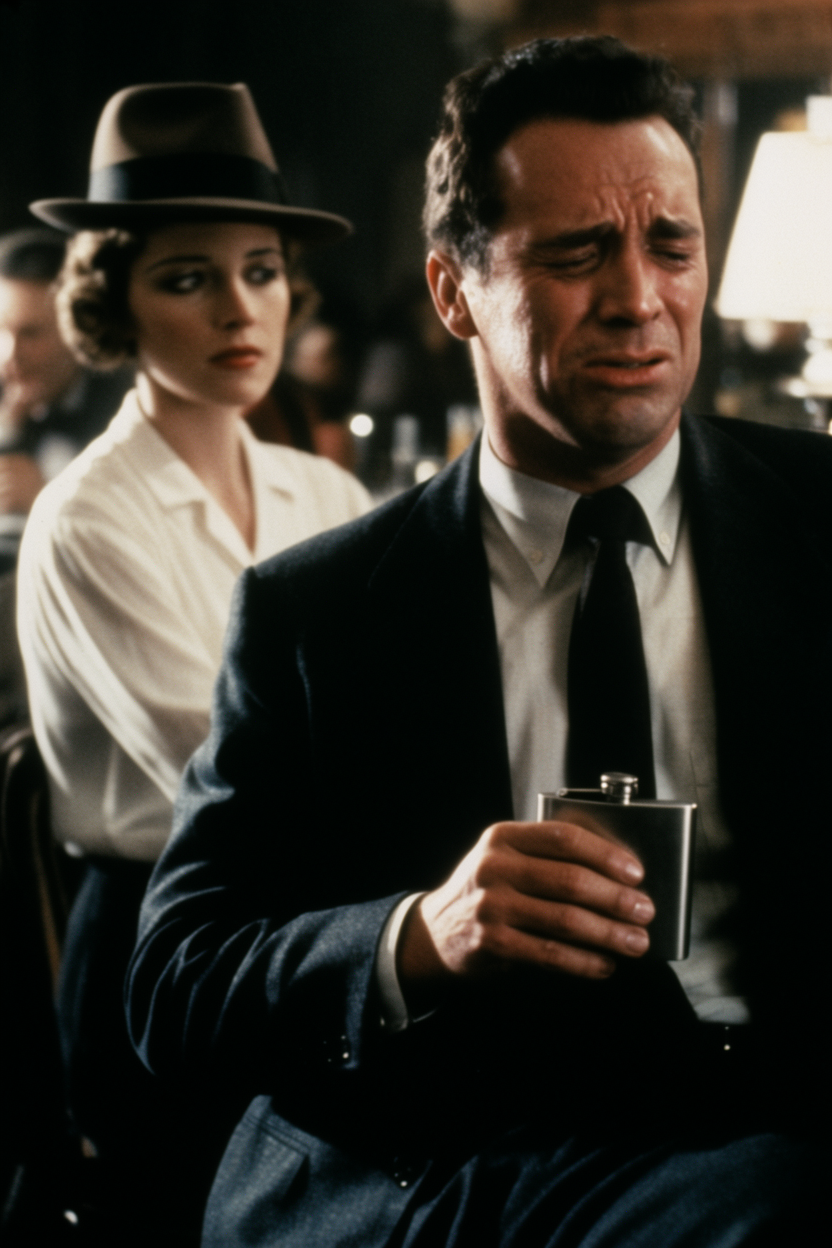 Cinematic still, dramatic scene