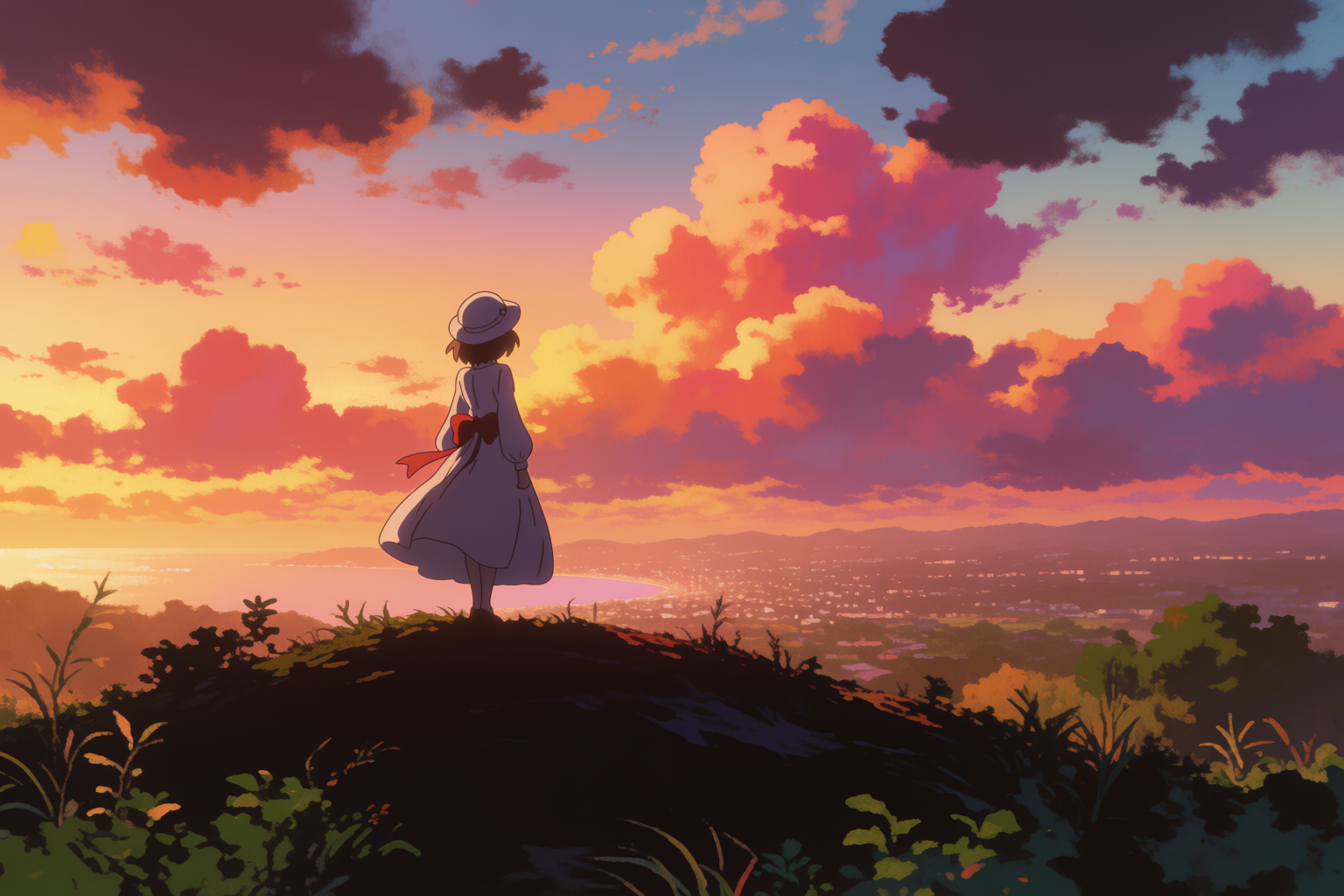 Studio anime aesthetics with Krea 2