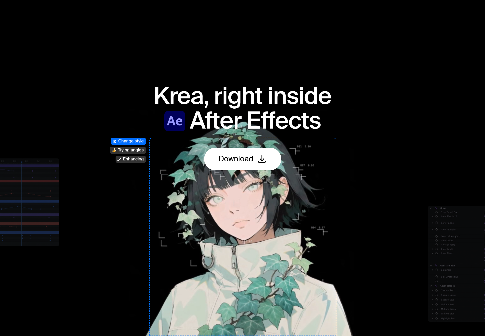 Krea for After Effects: Generate Plates, Backgrounds and Motion Concepts Inside Your Comp
