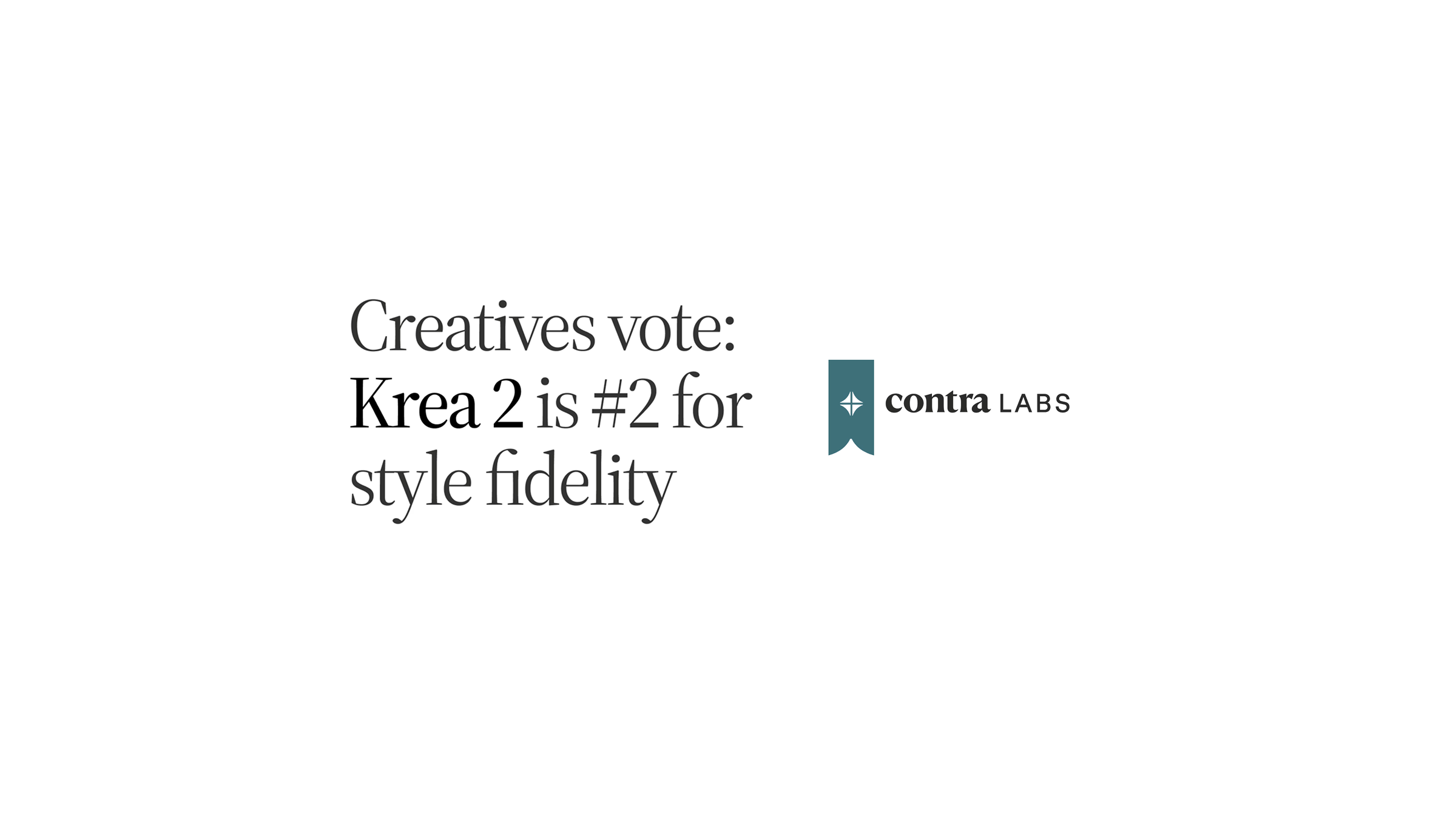 Krea 2 Large shines in style fidelity