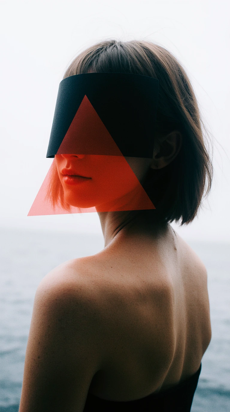 Futuristic portrait generated with Krea