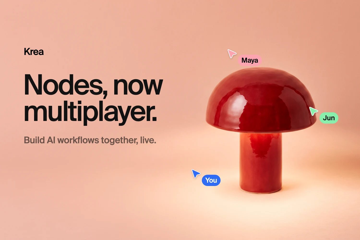 Multiplayer Nodes: Build Krea Workflows Together, Live