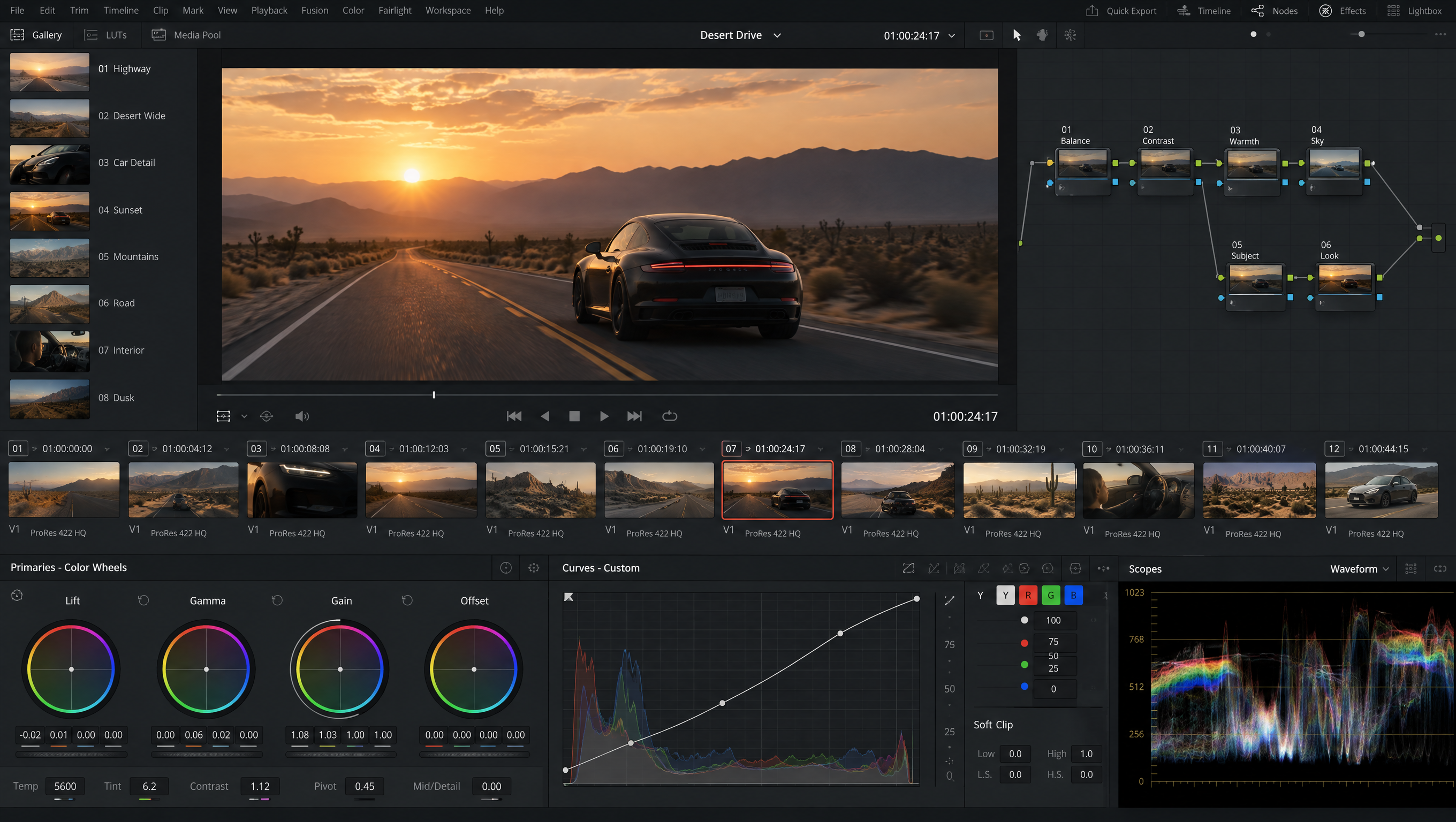 Krea generating footage inside a DaVinci Resolve project