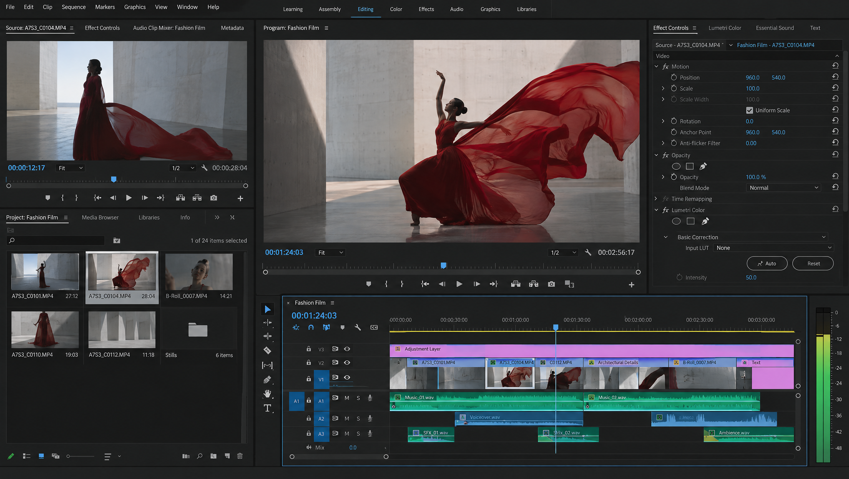 Krea generating video clips inside a Premiere Pro timeline