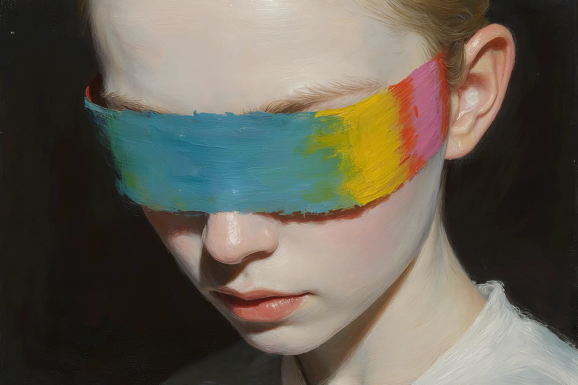 Color Glitch Painting