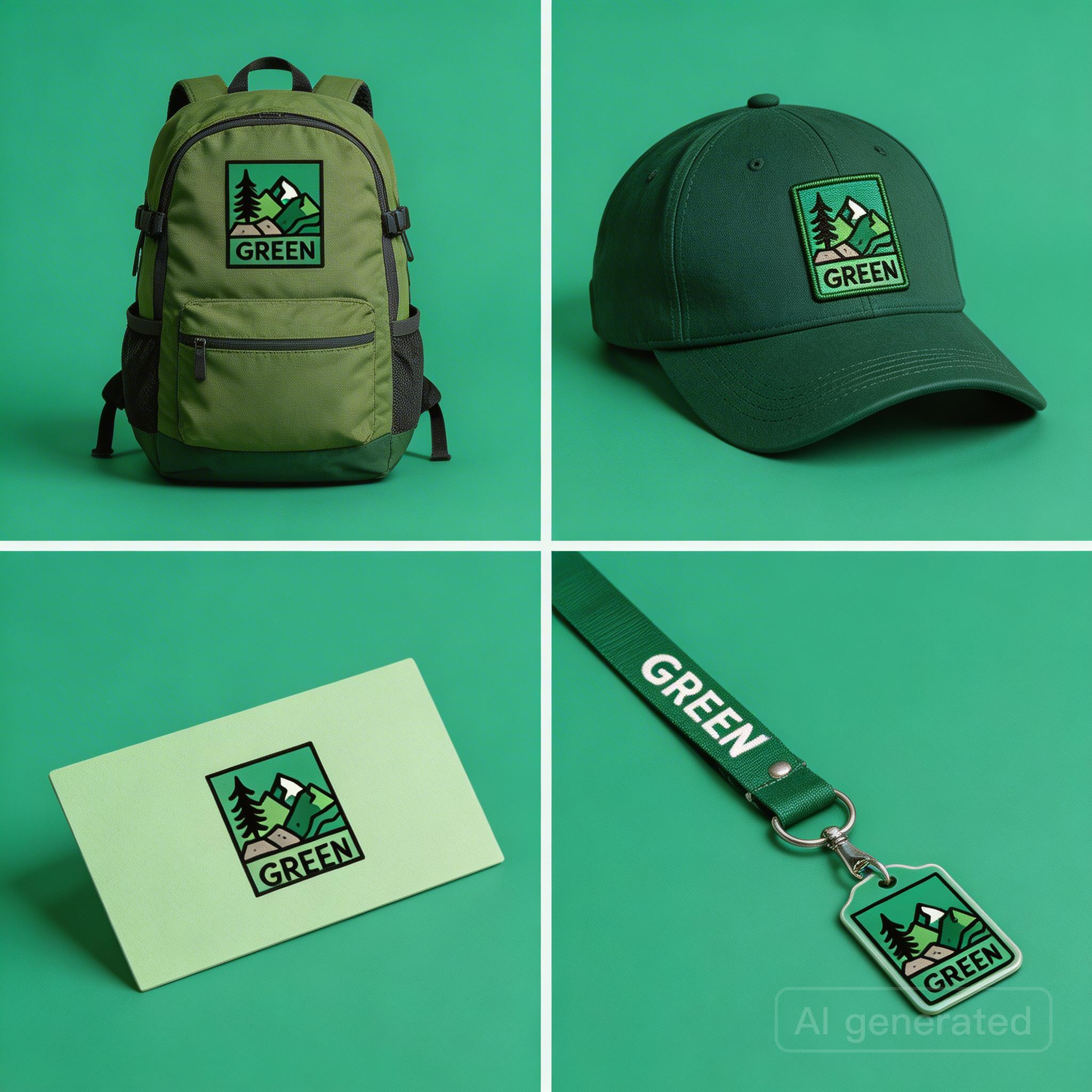 Brand visual system generated from the logo
